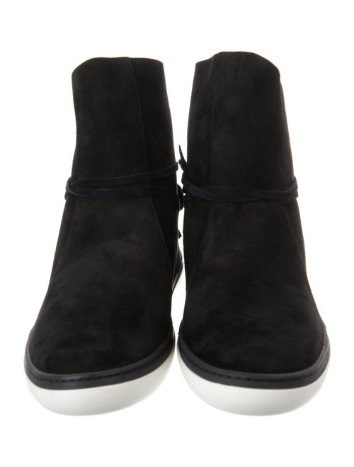 Tamara Mellon Suede Lace-Up Boots