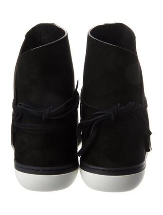 Tamara Mellon Suede Lace-Up Boots