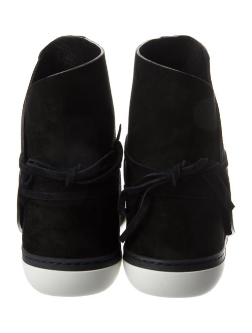 Tamara Mellon Suede Lace-Up Boots