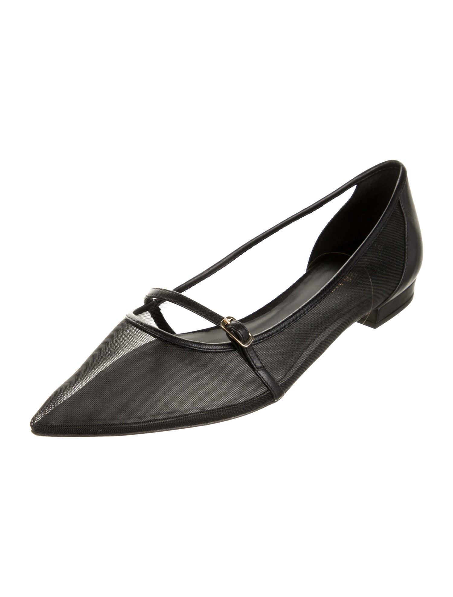 Tamara Mellon Leather Mary Jane Flats