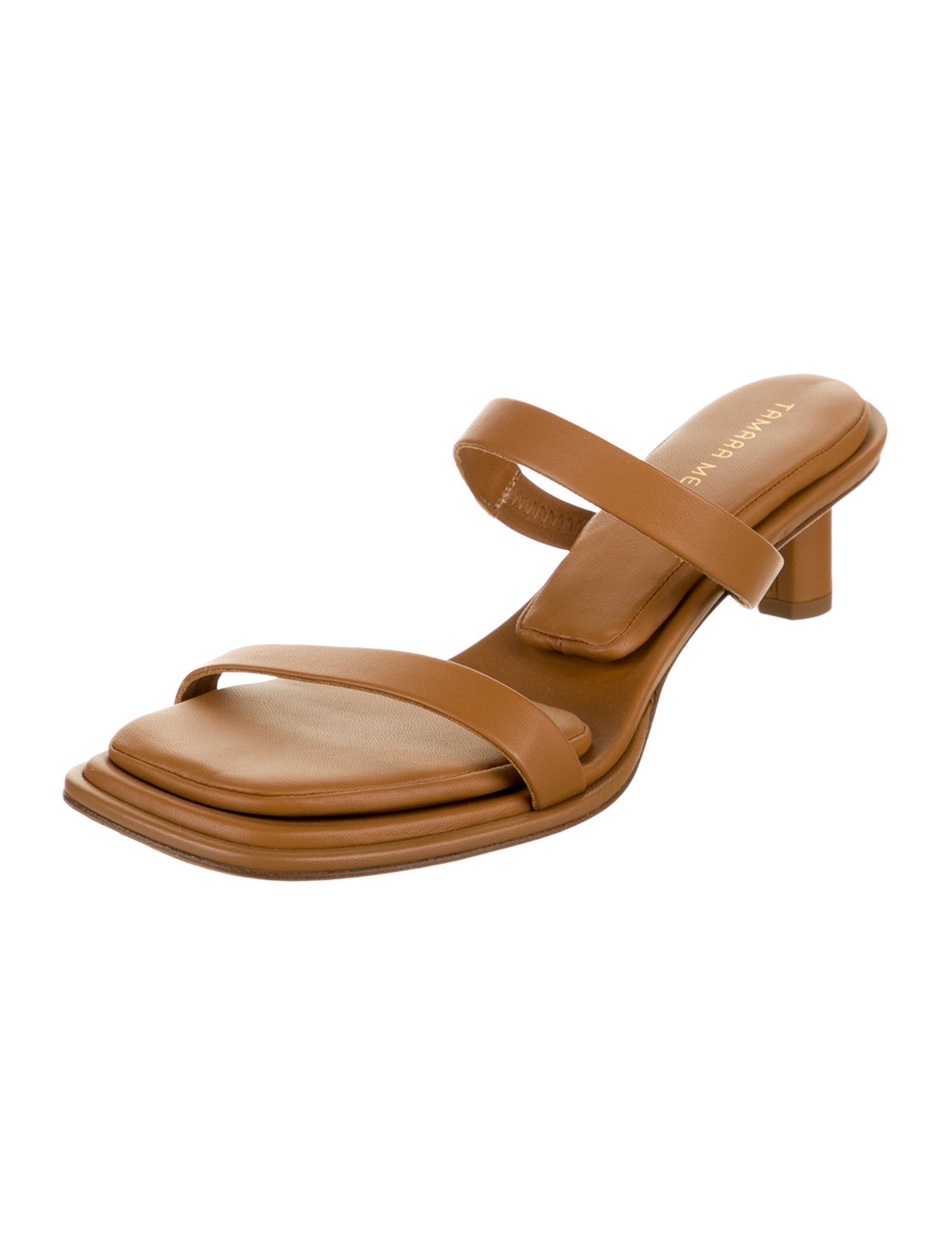 Tamara Mellon Leather Slides