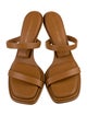 Tamara Mellon Leather Slides