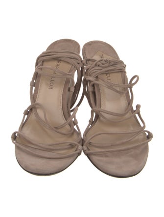 Tamara Mellon Suede Gladiator Sandals