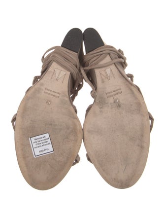 Tamara Mellon Suede Gladiator Sandals