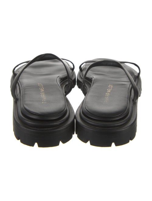 Tamara Mellon Leather Slides