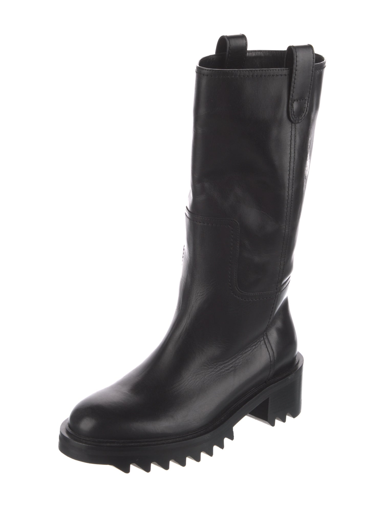 Tamara Mellon Leather Rain Boots