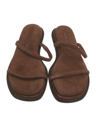 Tamara Mellon Suede Slingback Sandals