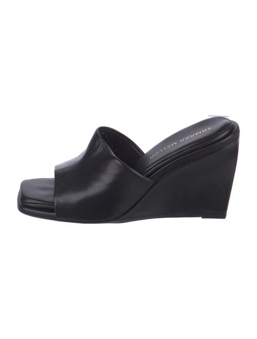 Tamara Mellon Leather Slides