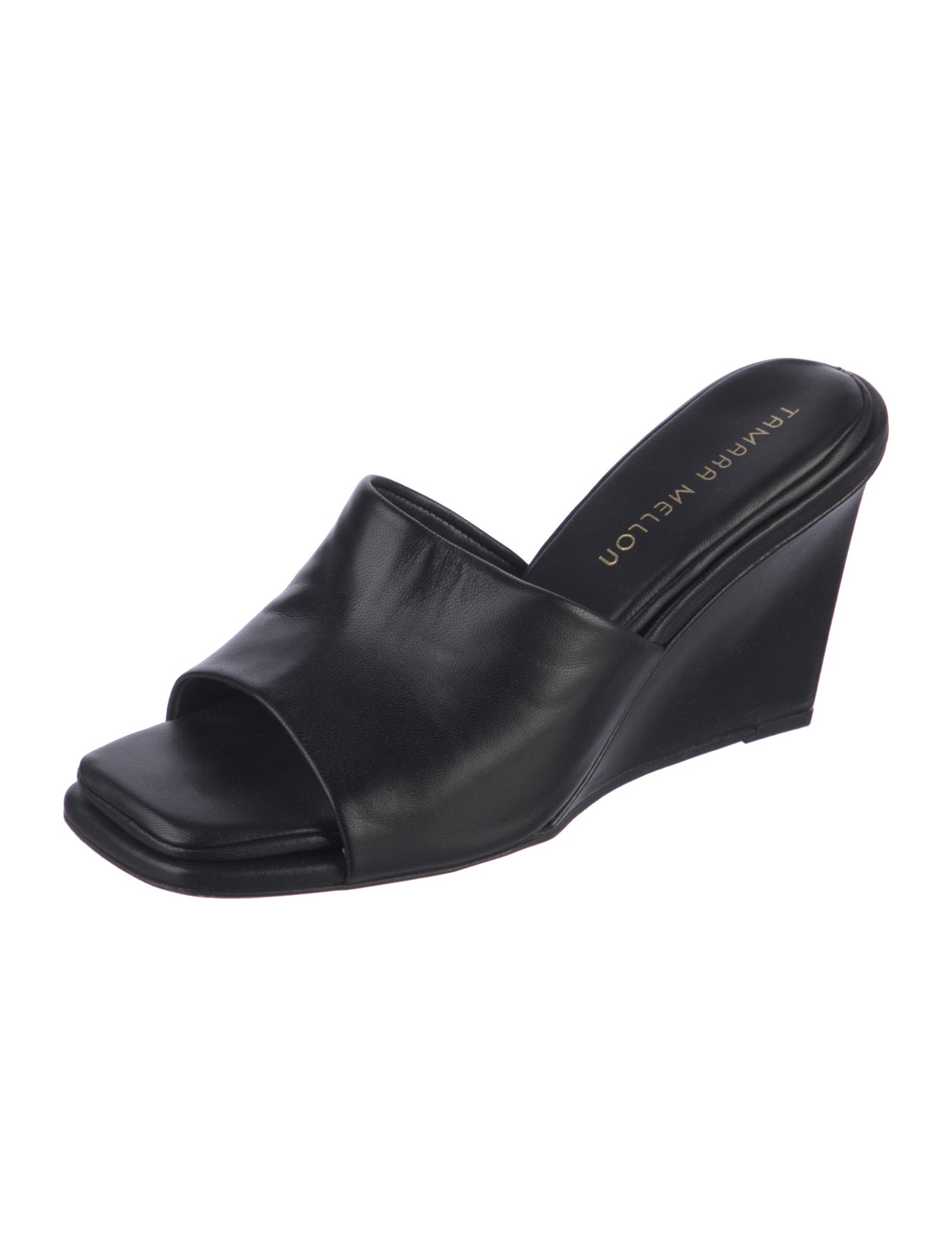 Tamara Mellon Leather Slides