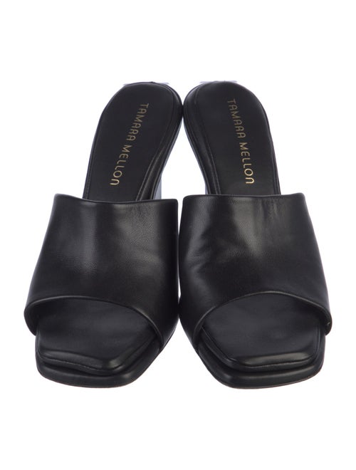 Tamara Mellon Leather Slides