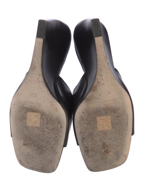 Tamara Mellon Leather Slides