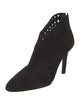 Tamara Mellon Suede Lasercut Accents Boots