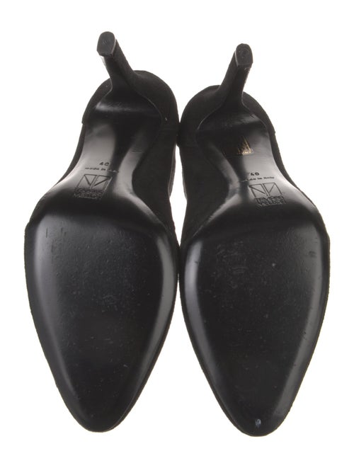 Tamara Mellon Suede Lasercut Accents Boots