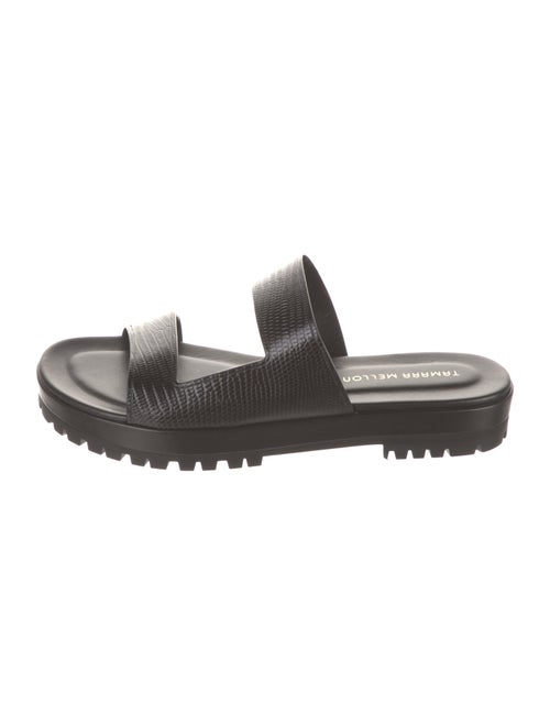 Tamara Mellon Leather Slides