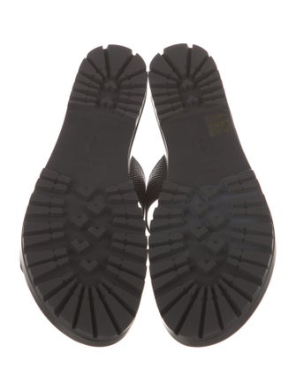 Tamara Mellon Leather Slides