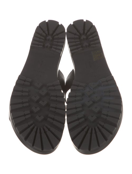 Tamara Mellon Leather Slides