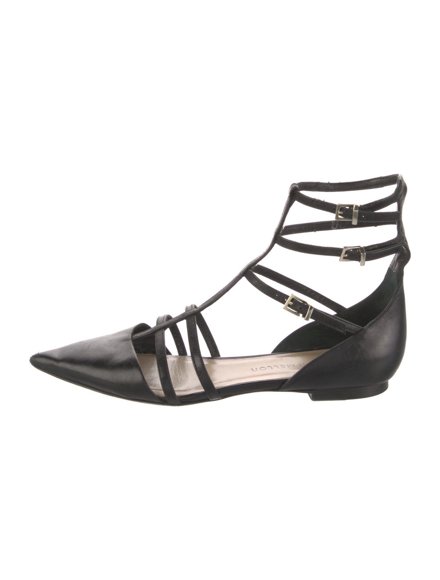 Tamara Mellon Leather Flats