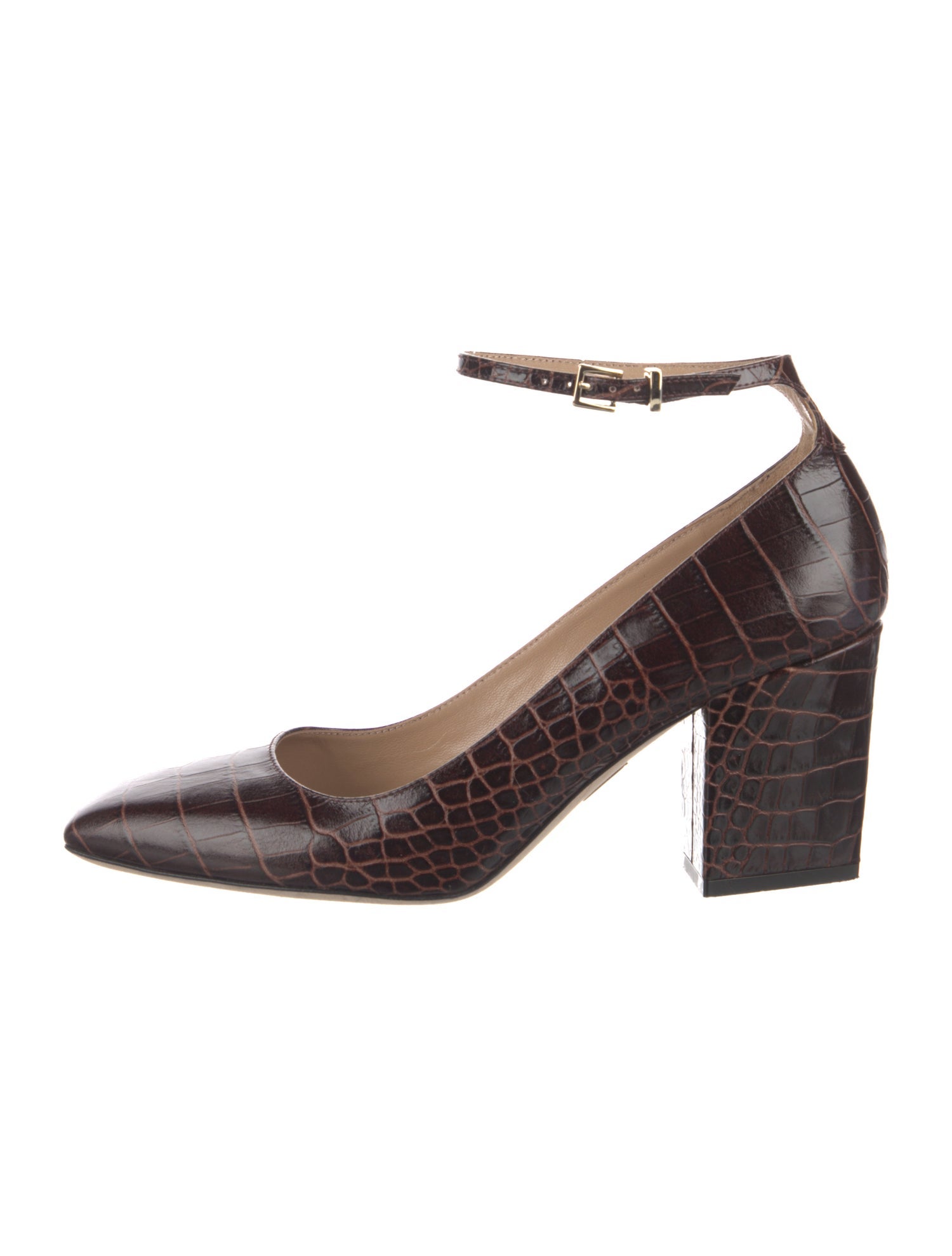 Tamara Mellon Leather Printed Pumps