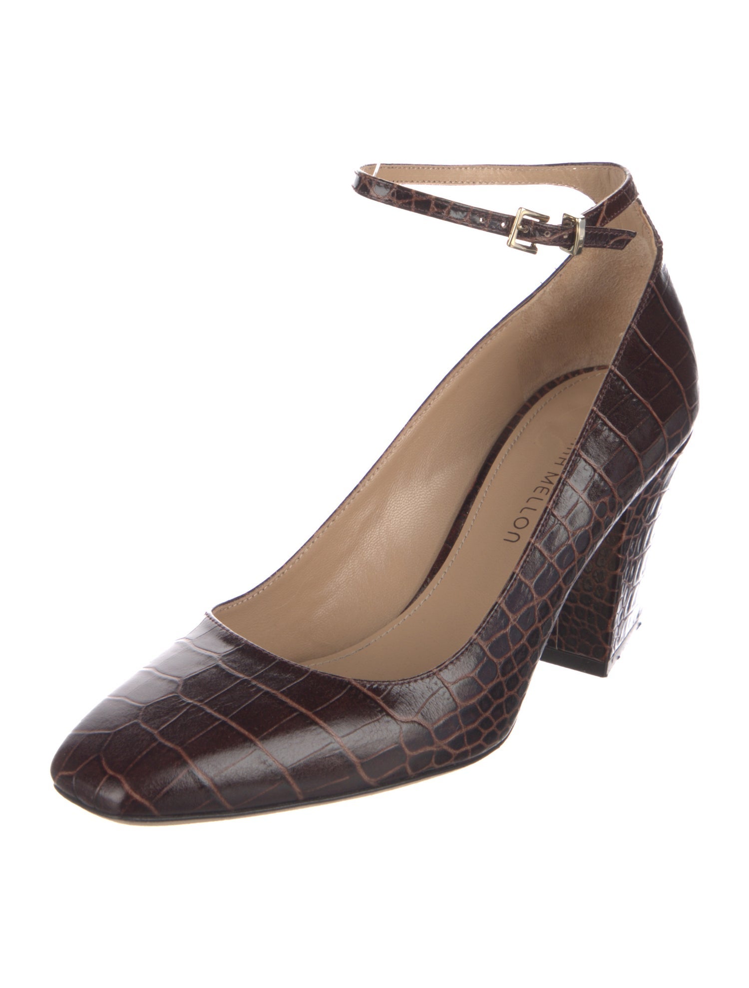 Tamara Mellon Leather Printed Pumps