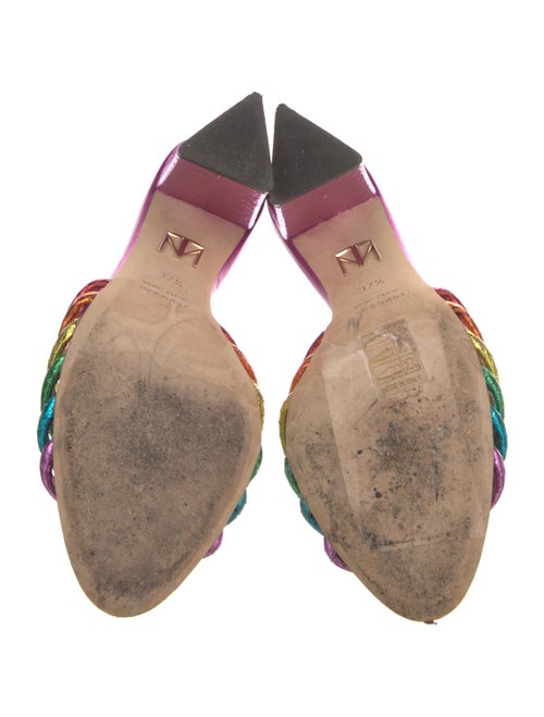 Tamara Mellon Leather Slides