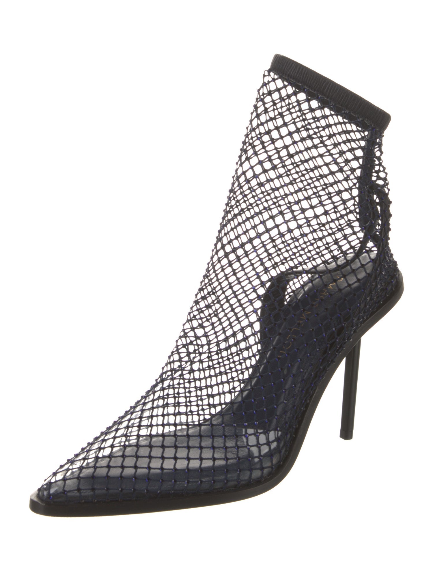 Tamara Mellon Mesh Crystal Embellishments Pumps