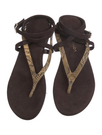 Tamara Mellon Suede Gladiator Sandals