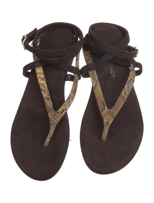 Tamara Mellon Suede Gladiator Sandals