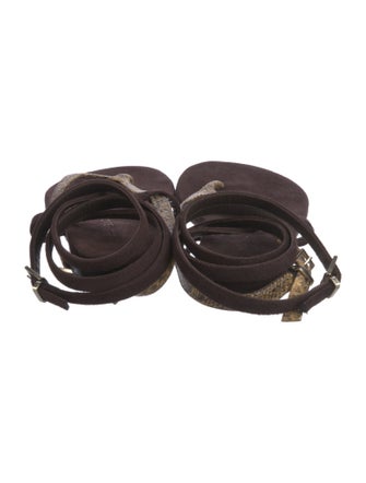 Tamara Mellon Suede Gladiator Sandals