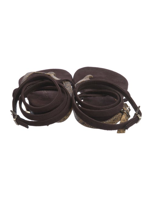 Tamara Mellon Suede Gladiator Sandals