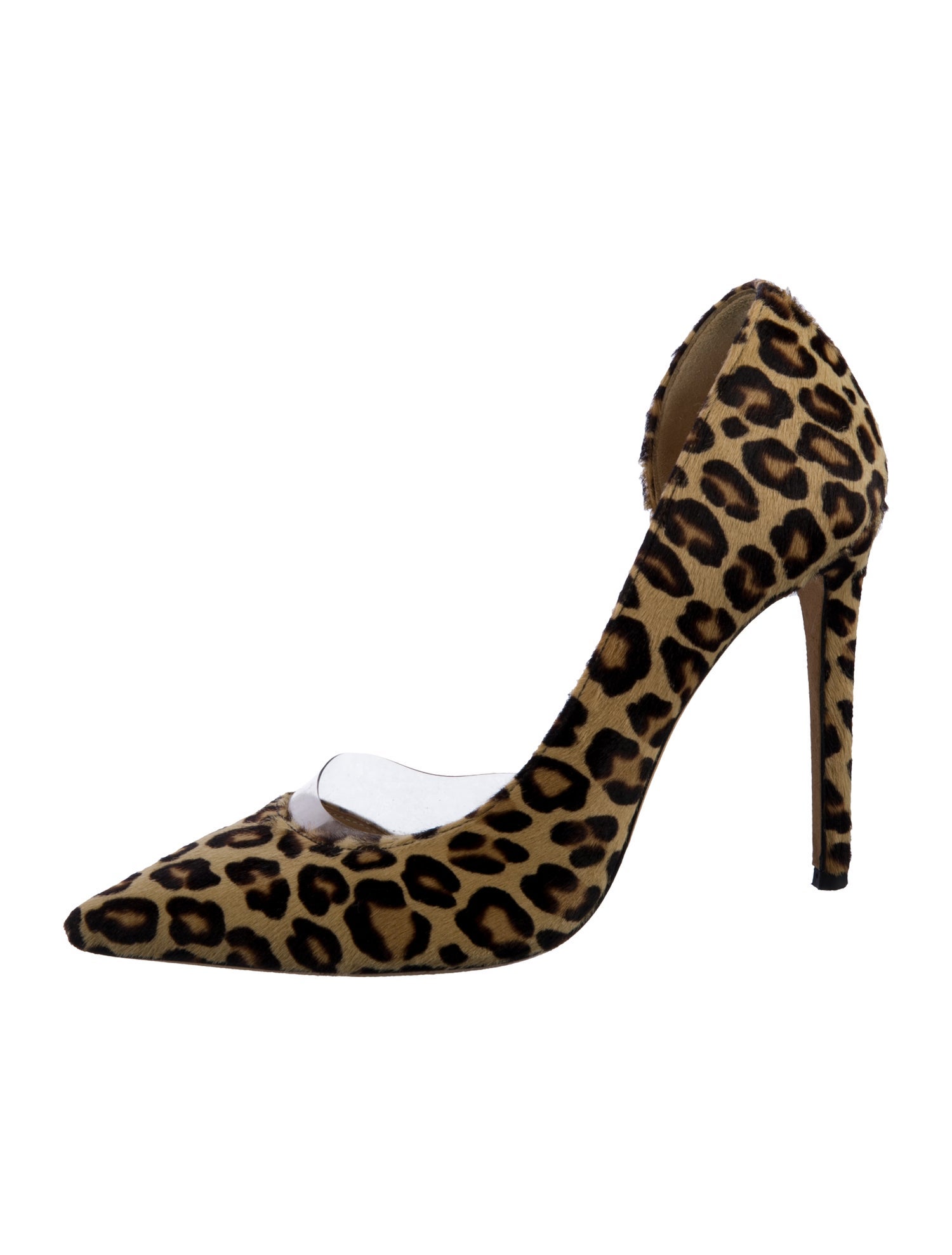 Tamara Mellon Ponyhair Animal Print D'Orsay Pumps