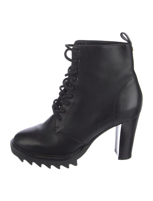 Tamara Mellon Leather Lace-Up Boots