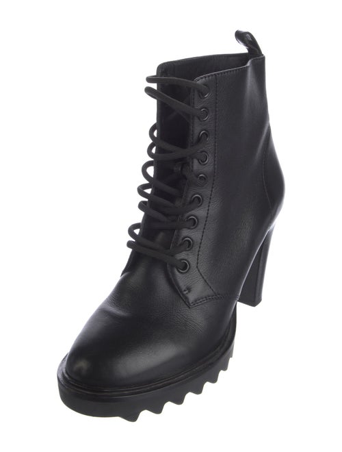 Tamara Mellon Leather Lace-Up Boots