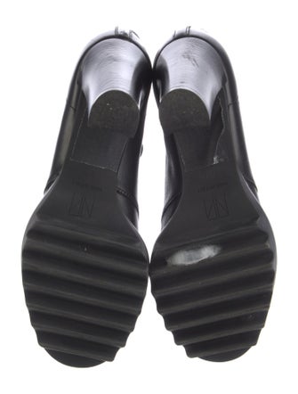 Tamara Mellon Leather Lace-Up Boots