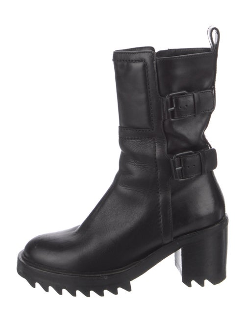 Tamara Mellon Leather Combat Boots