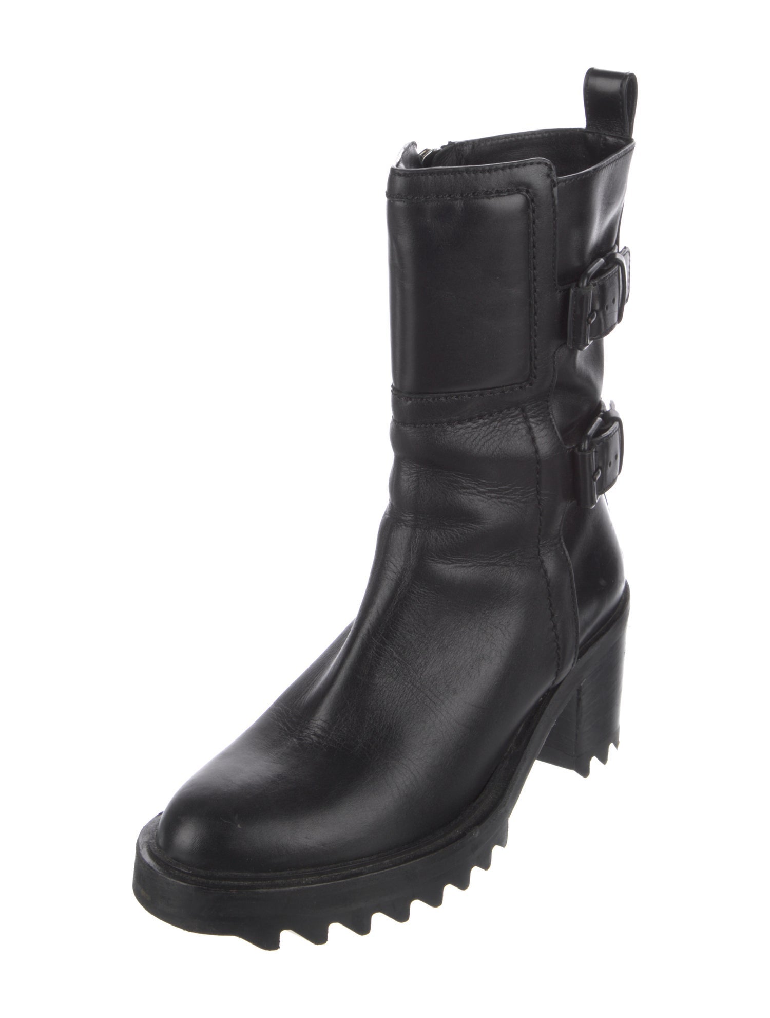 Tamara Mellon Leather Combat Boots