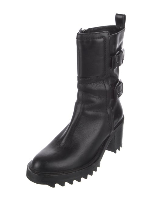 Tamara Mellon Leather Combat Boots