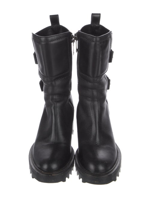 Tamara Mellon Leather Combat Boots