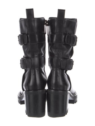 Tamara Mellon Leather Combat Boots