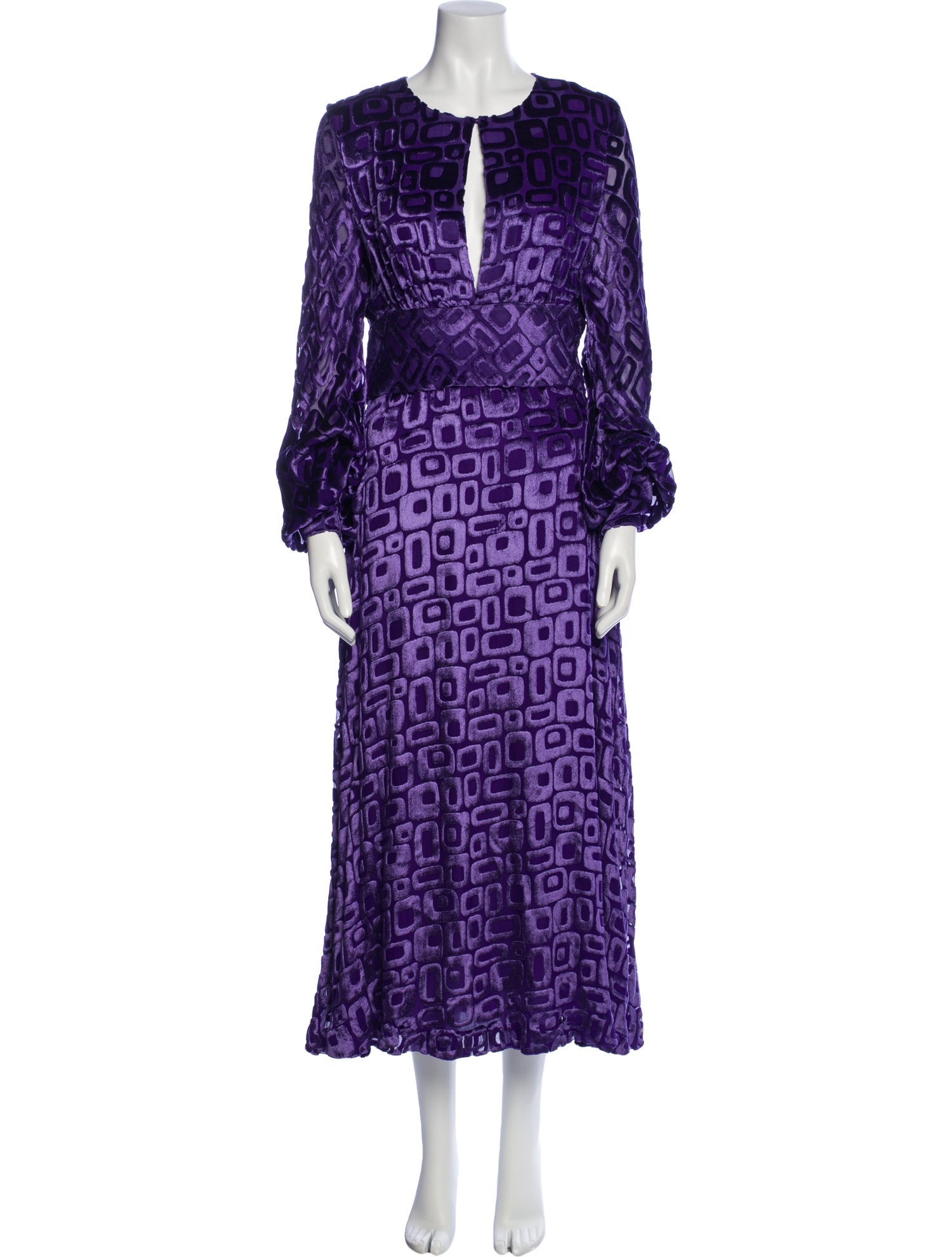 Tamara Mellon Printed Long Dress