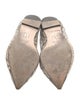 Tamara Mellon Embossed Leather Animal Print Flats
