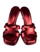 Tamara Mellon Leather Slides