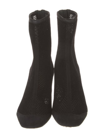 Tamara Mellon Suede Lasercut Accents Boots