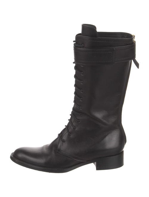 Tamara Mellon Leather Combat Boots