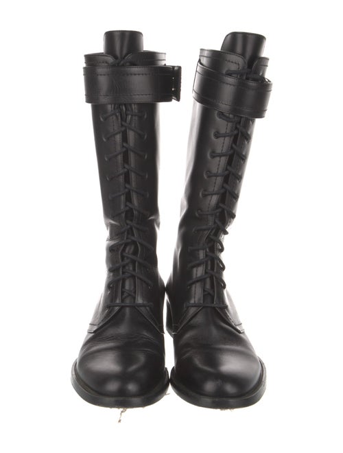 Tamara Mellon Leather Combat Boots