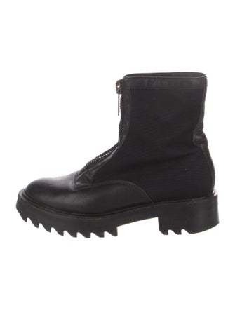 Tamara Mellon Leather Combat Boots