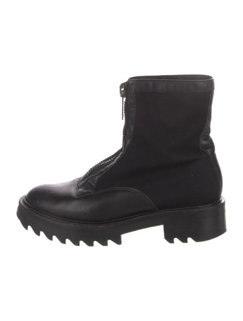 Tamara Mellon Leather Combat Boots