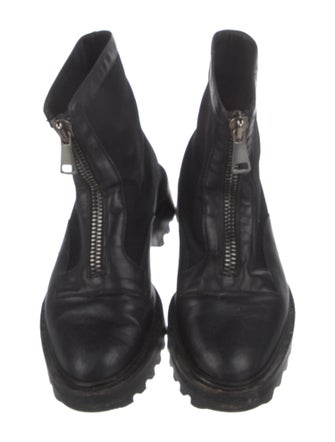 Tamara Mellon Leather Combat Boots