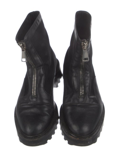 Tamara Mellon Leather Combat Boots