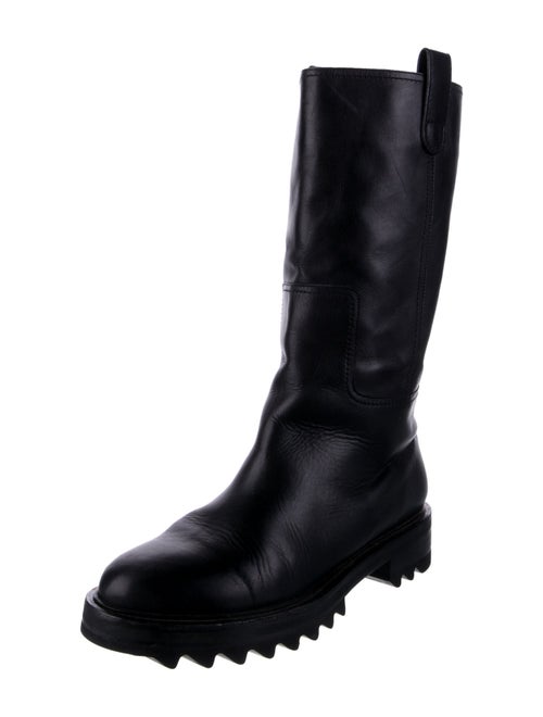 Tamara Mellon Leather Combat Boots