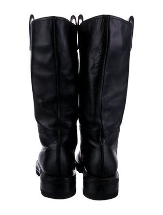 Tamara Mellon Leather Combat Boots